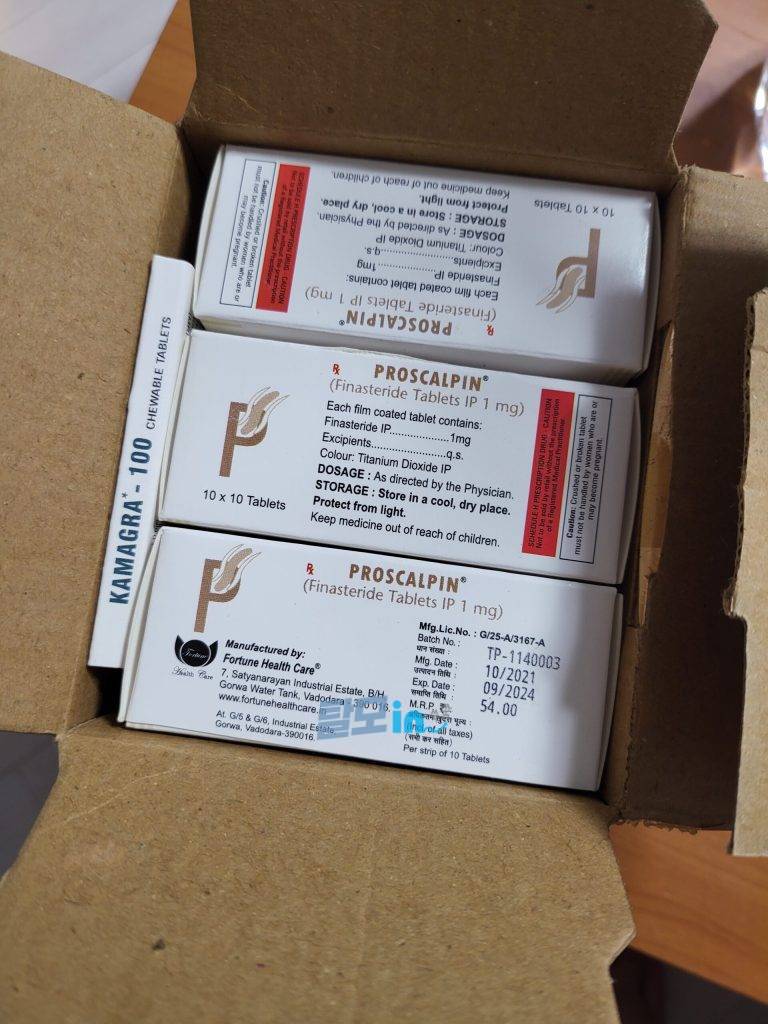 프로스칼핀 300정 photo review