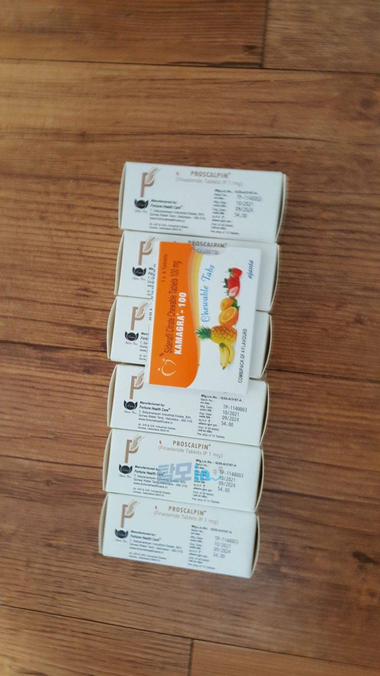 프로스칼핀 300정 photo review