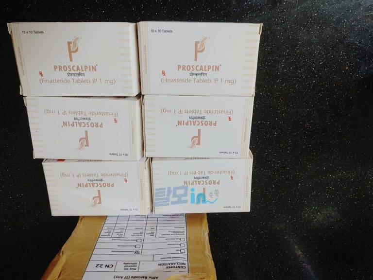 프로스칼핀 300정 photo review