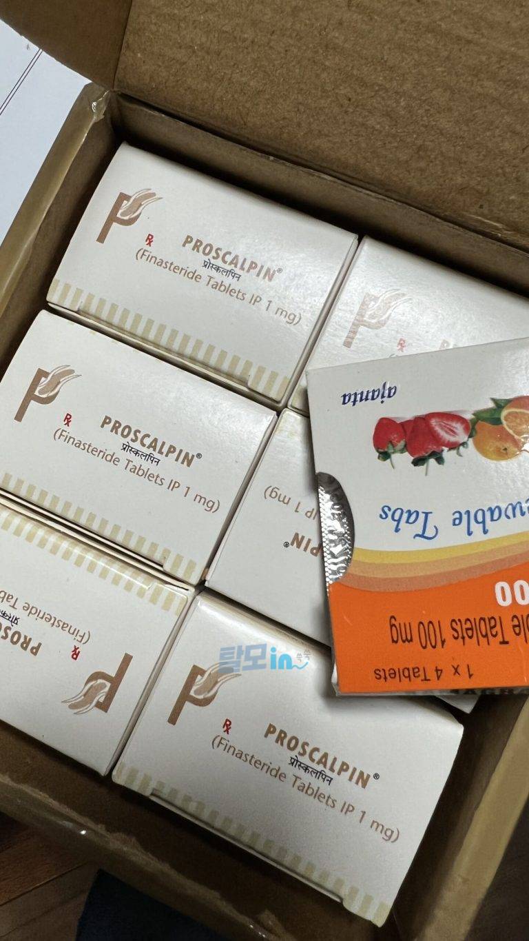 프로스칼핀 300정 photo review