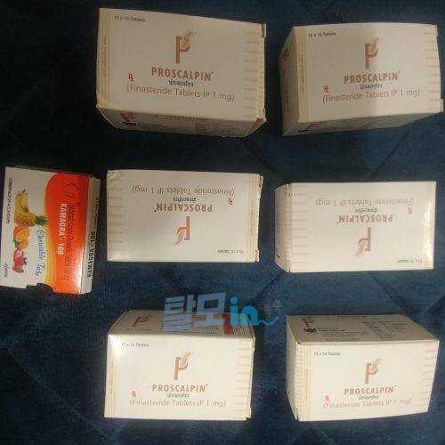 프로스칼핀 300정 photo review