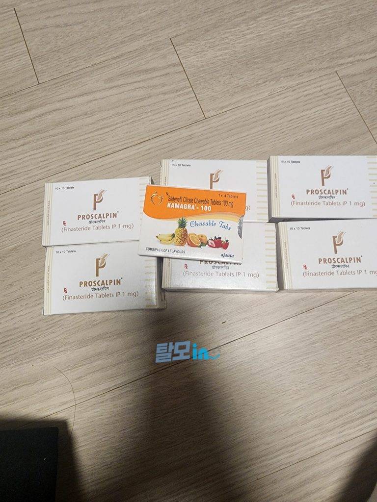 프로스칼핀 300정 photo review