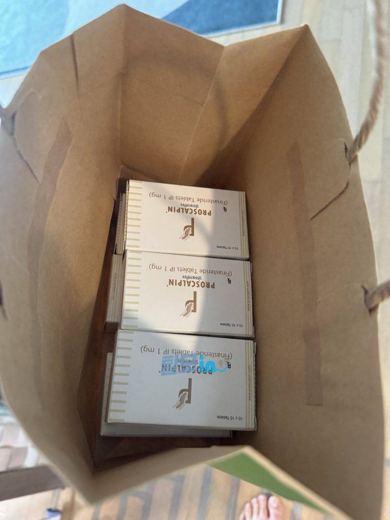 프로스칼핀 300정 photo review